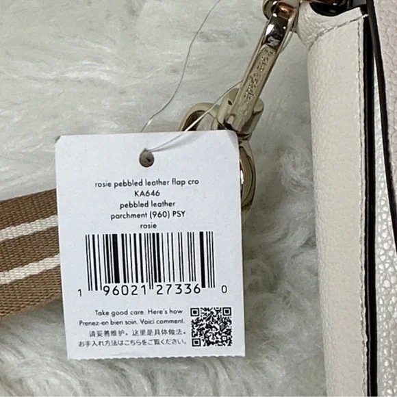NWT Kate Spade ROSIE Crossbody Bag with Tan Strap & matching Coin pouch